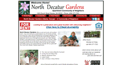 Desktop Screenshot of northdecaturgardens.com