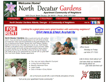 Tablet Screenshot of northdecaturgardens.com